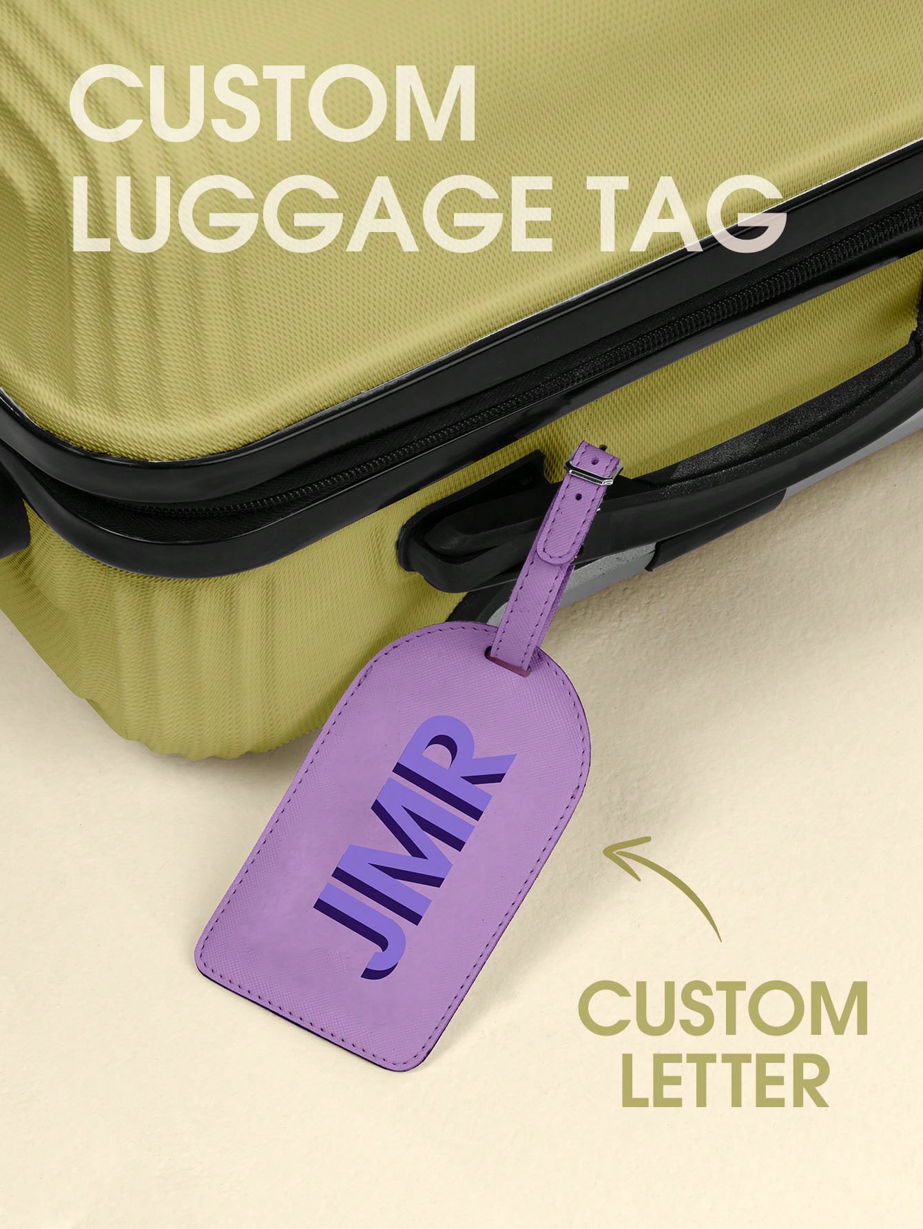 Label Maker - Personalized Initial Luggage Tag Custom Letter