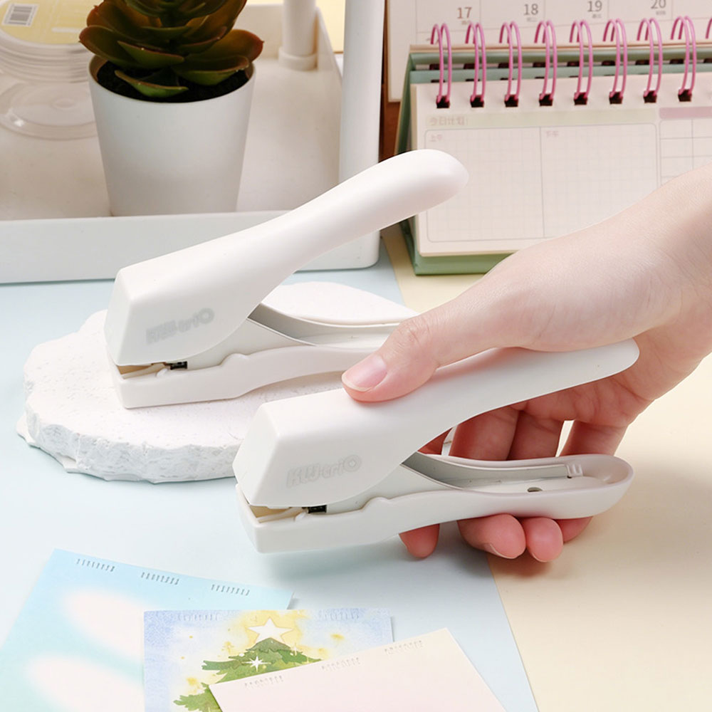 Stapler Heavy Duty - 1 Pack of Needleless Creasing Stapler,