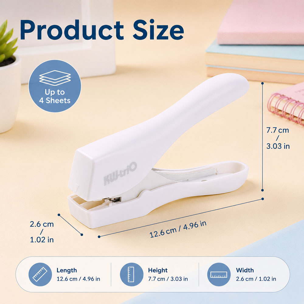 1 Pack of Needleless Creasing  - Stapler Heavy Duty ulasan dan harga