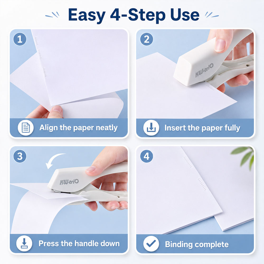 1 Pack of Needleless Creasing  - Stapler Heavy Duty ulasan dan harga