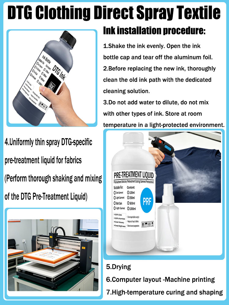 DTG Pretreatment Liquid DTG Pr - Commercial Fabric Printing Machine ulasan dan harga